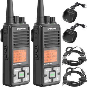 FPCN10A-PRO Long Range 2 Way Radios, Rugged Two-Way UHF Radio Walkie Talk Custom